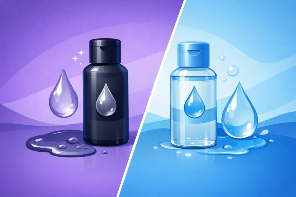 Silicone vs Water Based Personal Lubricants